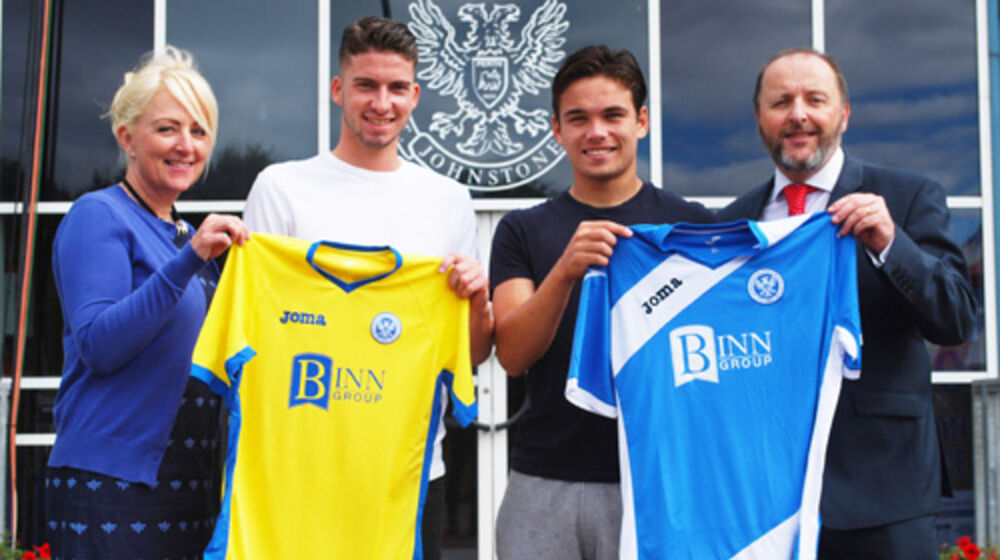 Binn Group continue 'back of shirt' sponsorship