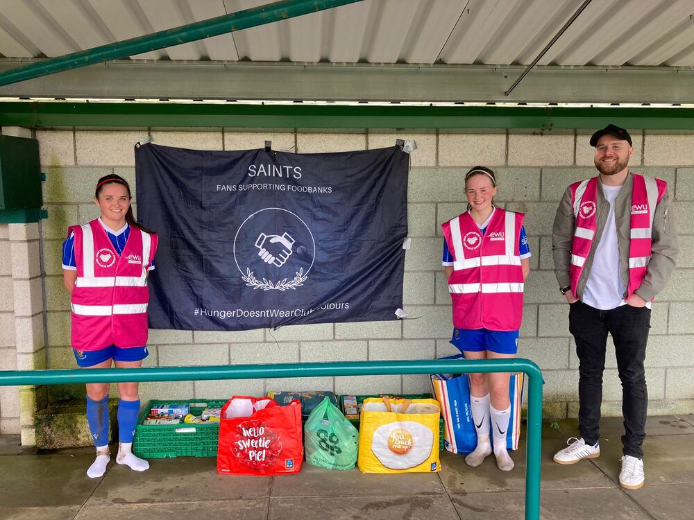Saints Fans Supporting Foodbanks: St Johnstone WFC matches